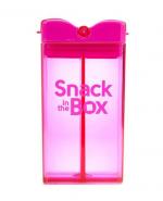  Snack in the Box Pojemnik na przekąski z tritanu, kolor różowy, 355 ml, cena, opinie, użytkowanie