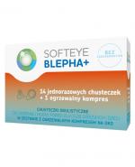 SOFTEYE BLEPHA+ Chusteczki okulistyczne + ogrzewalny kompres - 14 szt.