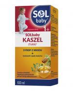 SOLBABY KASZEL TUSSI 1+ Syrop z miodu + tymianek i pędy świerku - 100 ml