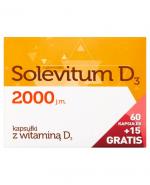  SOLEVITUM D3 2000 j.m - 60 kaps.+ 15 kaps.