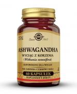 SOLGAR ASHWAGANDHA WYCIĄG Z KORZENIA - 60 kaps.