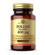  SOLGAR FOLIAN Metafolin® 400 µg, 50 tabletek