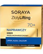  SORAYA Złoty Lifting, Naprawczy Krem Przeciwzmarszczkowy 70+, 50 ml