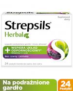 Strepsils Herbal Bez czarny i jeżówka, 24 past.
