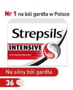  Strepsils Intensive, 36 tabletek do ssania