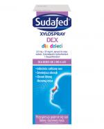  SUDAFED Xylospray DEX Dla dzieci - 10 ml - zmniejsza obrzęk, chroni błonę śluzową - cena, dawkowanie, opinie 