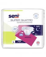 Super Seni Quatro Large 3 Pieluchomajtki dla dorosłych - 10 szt.