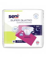 Super Seni Quatro Medium 2 Pieluchomajtki dla dorosłych - 10 szt.