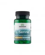 SWANSON AjiPure L-seryna - 60 kaps