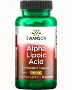 SWANSON ALA Kwas alfa liponowy 600 mg - 60 kaps.