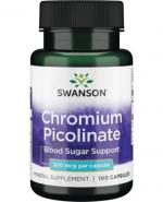 SWANSON Chrom Pikolinat - 100 kaps.