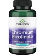 SWANSON Chrom Pikolinat - 200 kaps.
