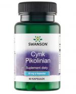 SWANSON Cynk pikolinian 22mg - 60 kaps.