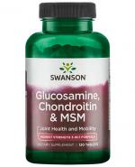 SWANSON Glukozamina Chondroityna MSM - 120 tabl.
