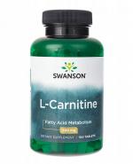 SWANSON L-Karnityna 500 mg - 100 tabl.