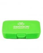 SWANSON Pill Box - Kasetka na tabletki (zielona) - 1 szt