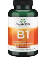 SWANSON Witamina B-1 100 mg - 250 kaps. 