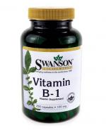 SWANSON Witamina B-1 100 mg - 250 kaps. 