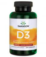 SWANSON Witamina D3 2000IU - 250 kaps.