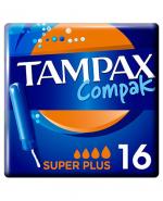 Tampax Compak Super Plus Tampony z aplikatorem - 16 szt.