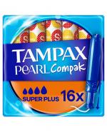 Tampax Pearl Compak Super Plus Tampony z aplikatorem - 16 szt.