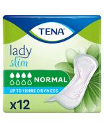 TENA LADY SLIM NORMAL Specjalistyczne podpaski - 12 szt.
