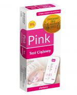 DOMOWE LABORATORIUM PINK TEST Domowy test ciążowy płytkowy - 1 szt.