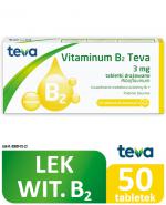  TEVA VITAMINUM B2 3 mg - 50 draż.