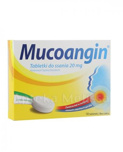Mucoangin 20mg - 18 tabl.do ssania - Apteka internetowa Melissa