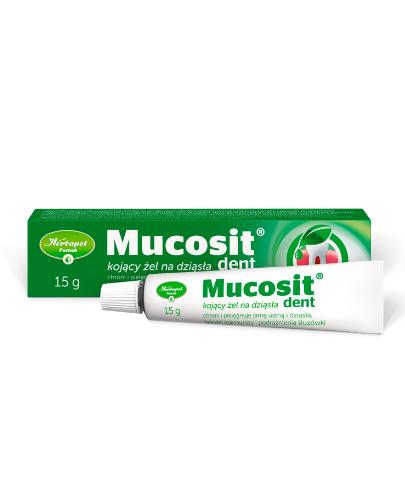 MUCOSIT DENT Kojący żel na dziąsła - 15 g