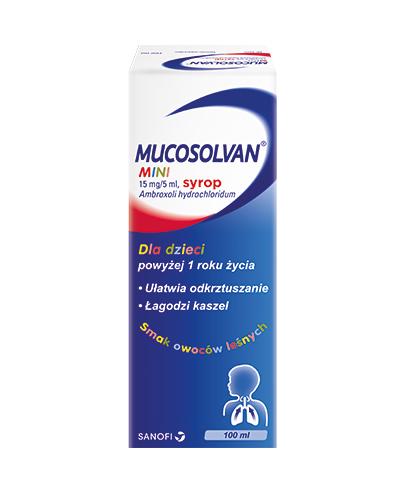 MUCOSOLVAN MINI syrop na kaszel u dziecka o smaku owoców leśnych - 100 ml - Apteka internetowa Melissa