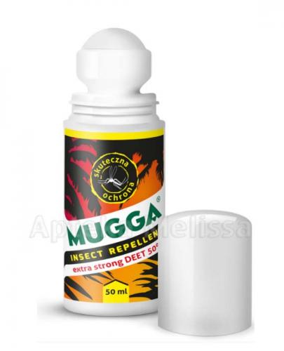  MUGGA Roll-on przeciw owadom 50% DEET - 50 ml - Apteka internetowa Melissa  