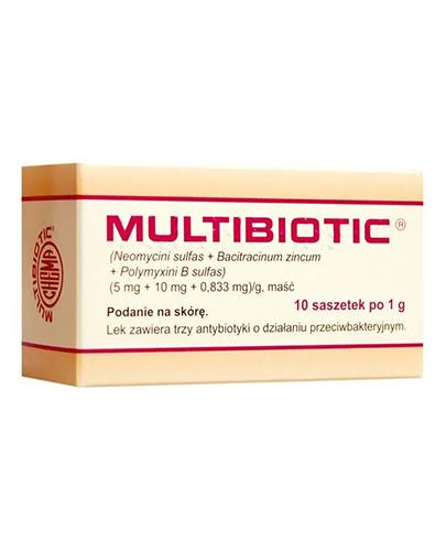  Multibiotic, maść, 1 g x 10 saszetek, cena, opinie, właściwości - Apteka internetowa Melissa  
