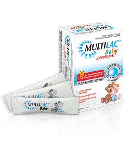  MULTILAC BABY Synbiotyk (Probiotyk + Prebiotyk) – 10 sasz. - Apteka internetowa Melissa  