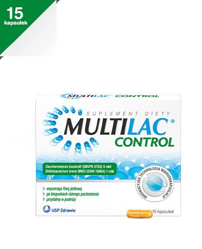 MULTILAC CONTROL - 15 kaps. - wsparcie dla mikroflory jelitowej - cena, dawkowanie - Apteka internetowa Melissa