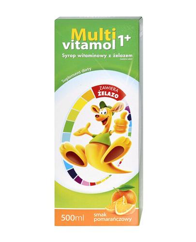 MULTIVITAMOL 1+ Syrop witaminowy z żelazem - 500 ml