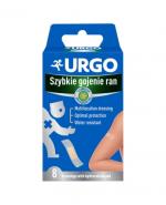 URGO SZYBKIE GOJENIE RAN Dwa rozmiary plastrów - 8 szt.