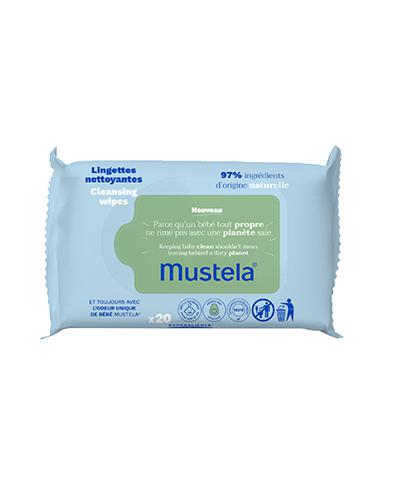  Mustela Chusteczki oczyszczające, 20 szt. cena, opinie, skład - Apteka internetowa Melissa  