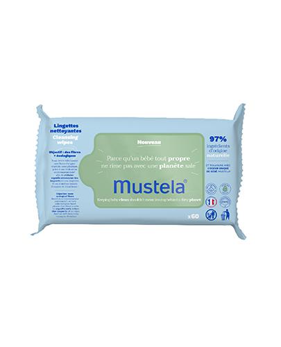  Mustela Chusteczki oczyszczające, 60 szt. cena, opinie, właściwości - Apteka internetowa Melissa  