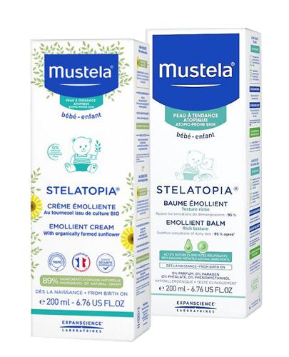  Mustela Stelatopia Bio Balsam emolient - 200 ml + MUSTELA STELATOPIA Krem emolient z ekstraktem z organicznego słonecznika - 200 ml  - Apteka internetowa Melissa  