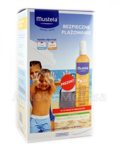  MUSTELA SUN Zestaw Bezpieczne Plażowanie - Mleczko przeciwsłoneczne SPF50+ 300 ml + torba plażowa - Apteka internetowa Melissa  