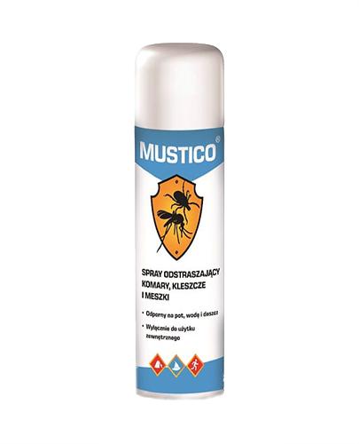  MUSTICO Spray odstraszający komary, kleszcze i meszki, 100 ml - Apteka internetowa Melissa  