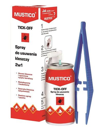  MUSTICO TICK-OFF Spray do usuwania kleszczy 2w1 - 8 ml - Apteka internetowa Melissa  