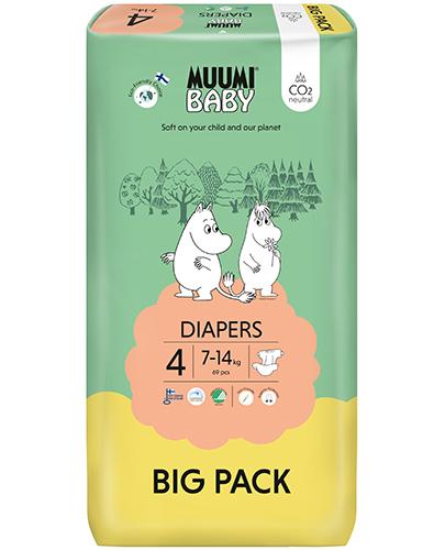 Muumi Baby 4 Pieluszki 7 – 14 kg - 69 szt. - cena, opinie, wskazania - Apteka internetowa Melissa