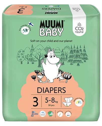  Muumi Baby Diapers 3 Pieluszki 5 - 8 kg, 50 sztuk - Apteka internetowa Melissa  