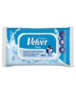 VELVET PURE Nawilżany papier toaletowy - 42 szt.