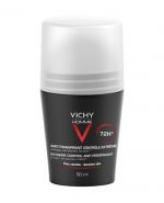 VICHY HOMME Antyperspirant w kulce 72 godzinna ochrona przed poceniem - 50 ml - cena, opinie, właściwości