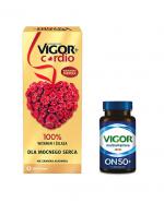  VIGOR+ CARDIO Tonik, 1000 ml. Dla mocnego serca + Vigor Multiwitamina ON 50+, 60 tabl.