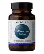 Viridian L-karnityna 500 mg - 30 kaps.