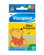  VISCOPLAST Plastry dla dzieci 'Kubuś Puchatek', 10 szt.